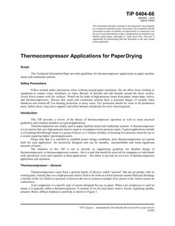 TAPPI TIP 0404-66 TAPPI TIP 0404-66