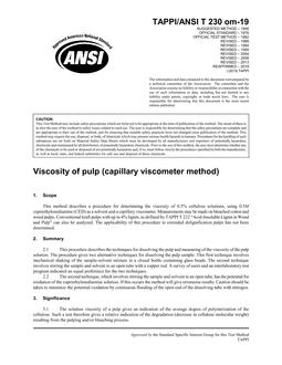 TAPPI T 230 TAPPI T 230