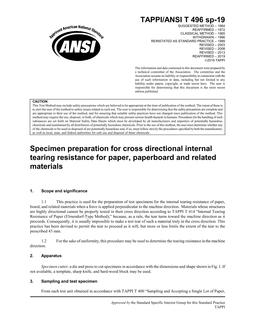 TAPPI T 496 TAPPI T 496