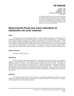 TAPPI TIP 0420-09 TAPPI TIP 0420-09