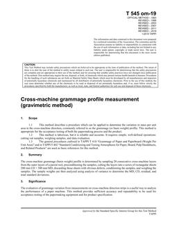 TAPPI T 545 TAPPI T 545