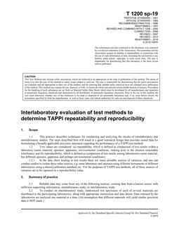 TAPPI T 1200 TAPPI T 1200
