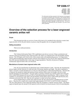 TAPPI TIP 0306-17 TAPPI TIP 0306-17