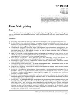 TAPPI TIP 0404-64 TAPPI TIP 0404-64
