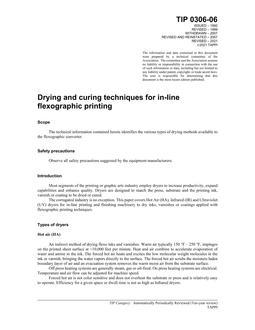 TAPPI TIP 0306-06 TAPPI TIP 0306-06