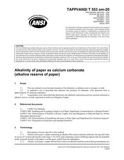 TAPPI T 553 TAPPI T 553