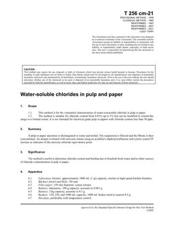 TAPPI T256 TAPPI T256