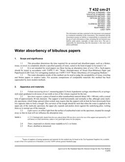 TAPPI T 432 TAPPI T 432