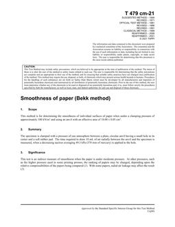 TAPPI T 479 TAPPI T 479