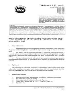 TAPPI T 831 TAPPI T 831