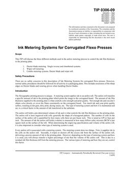 TAPPI TIP 0306-09 TAPPI TIP 0306-09