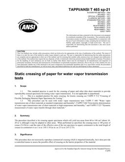 TAPPI T 465 TAPPI T 465