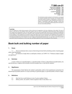 TAPPI T500 TAPPI T500