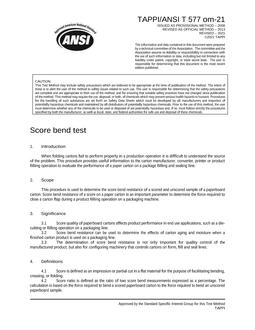 TAPPI T 577 TAPPI T 577