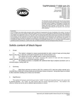 TAPPI T 650 TAPPI T 650