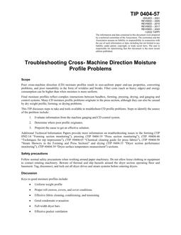 TAPPI TIP 0404-57 TAPPI TIP 0404-57