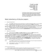 TAPPI T432 cm-99 TAPPI T432 cm-99