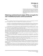 TAPPI TIP 0304-12 TAPPI TIP 0304-12