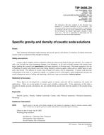 TAPPI TIP0606-20 TAPPI TIP0606-20