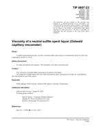 TAPPI TIP0607-23 TAPPI TIP0607-23